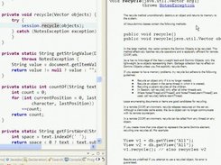 Context-sensitive help II - javadoc for the method shown.