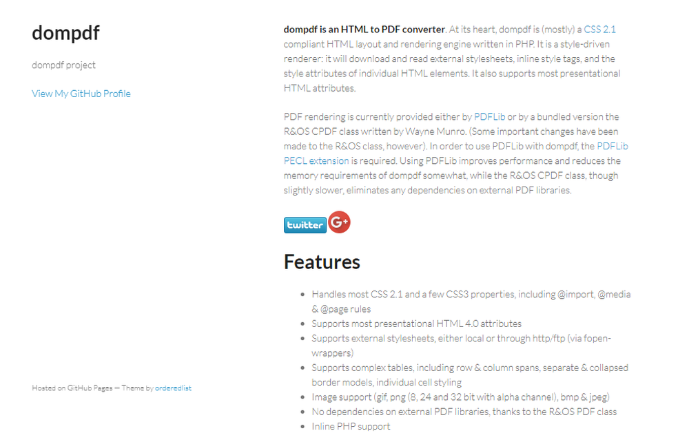 dompdf Screenshot 1