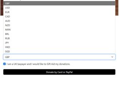 Developers Donate PayPal & Stripe Cards Screenshot 6