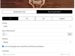Developers Donate PayPal & Stripe Cards Screenshot 1