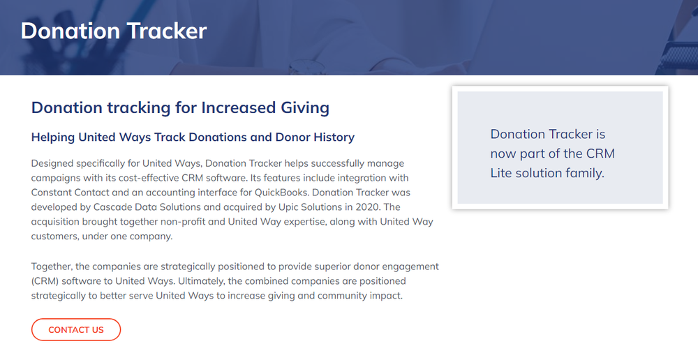 Donation Tracker Screenshot 1