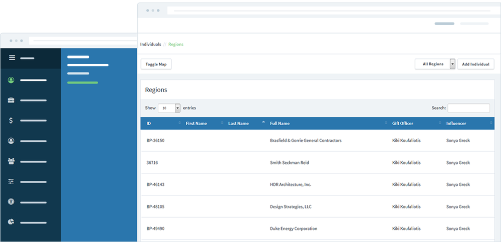 DonorBridge Screenshot 1