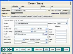 DonorExpress Screenshot 1