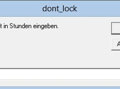 Bildschirmsperre verhindern