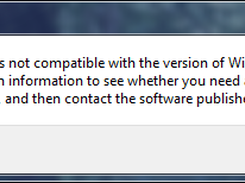 You cannot run DOOM.EXE under Windows x64 (64-bit) without getting this error.