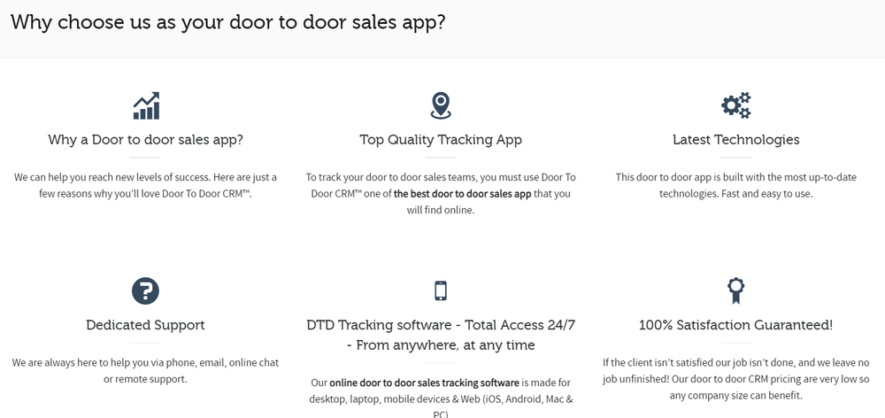 Door to Door CRM Screenshot 1