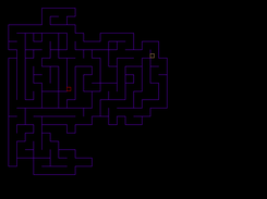 Randomly generated maze | Laberinto generado arbitrariamente