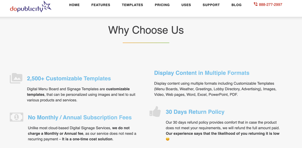 doPublicity Digital Signage Screenshot 1