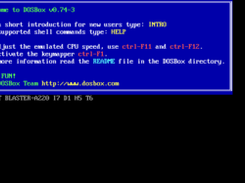 Dos-Box when first booted