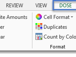 Dose for Excel Screenshot 1