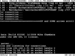 Printscreen keypress on 286 scanned printout of DOSIRCD run.