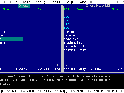 The Doszip Commander Screenshot 1