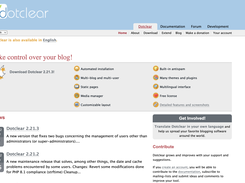 Dotclear Screenshot 1