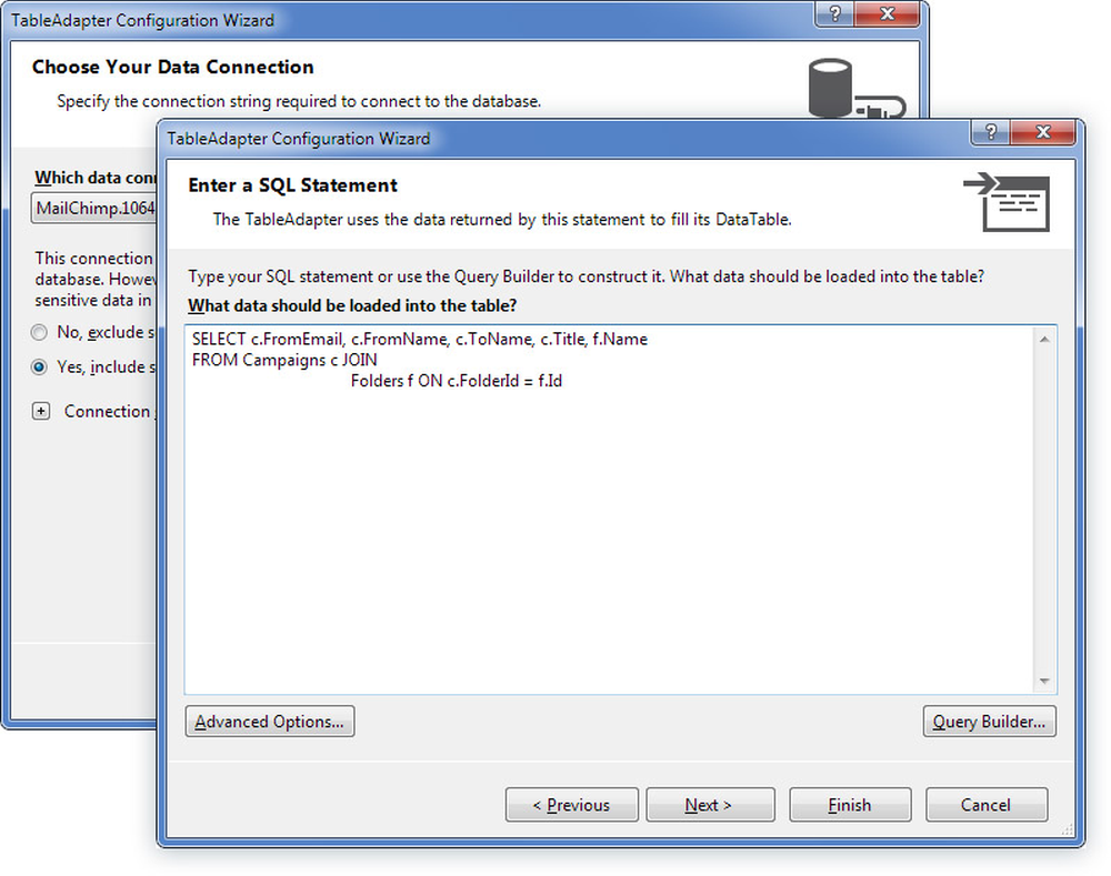 ADO.NET Data Providers Screenshot 1