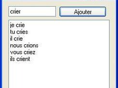 Le module de conjugaison