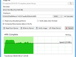 Application during write to two devices simultaneously