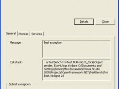 Error dialog