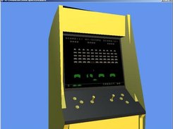 XNA / Xbox360 DotRetro running Space Invaders
