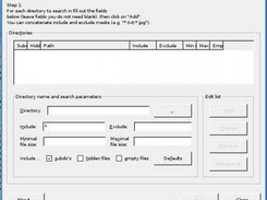 The path selection dialog on Unix