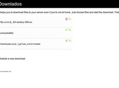 The online dashboard with its functions.