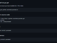 Download Youtube Video in Golang Screenshot 1