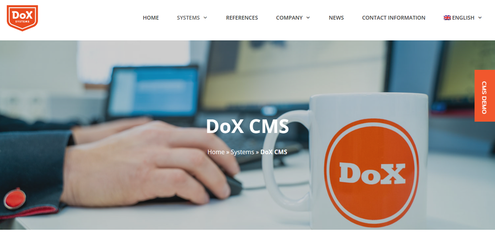 DoX CMS Screenshot 1