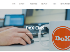 DoX CMS Screenshot 1