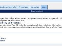 Overview inside project view (german locale)
