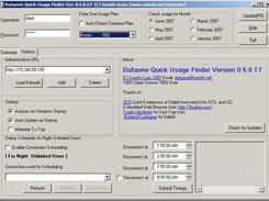 Settings and aboutpage screen shot