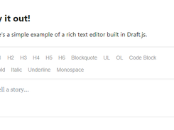 Draft.js Screenshot 1