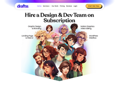 Draftss homepage