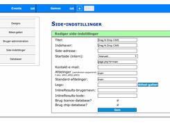 Site preferences