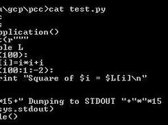 The test program