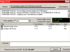 Duppi - The internet updater program for Dragon UnPACKer