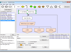 DRAKON Editor on Windows 7 (search panel)