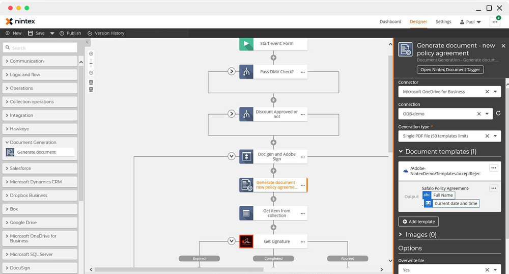 Nintex DocGen Screenshot 1