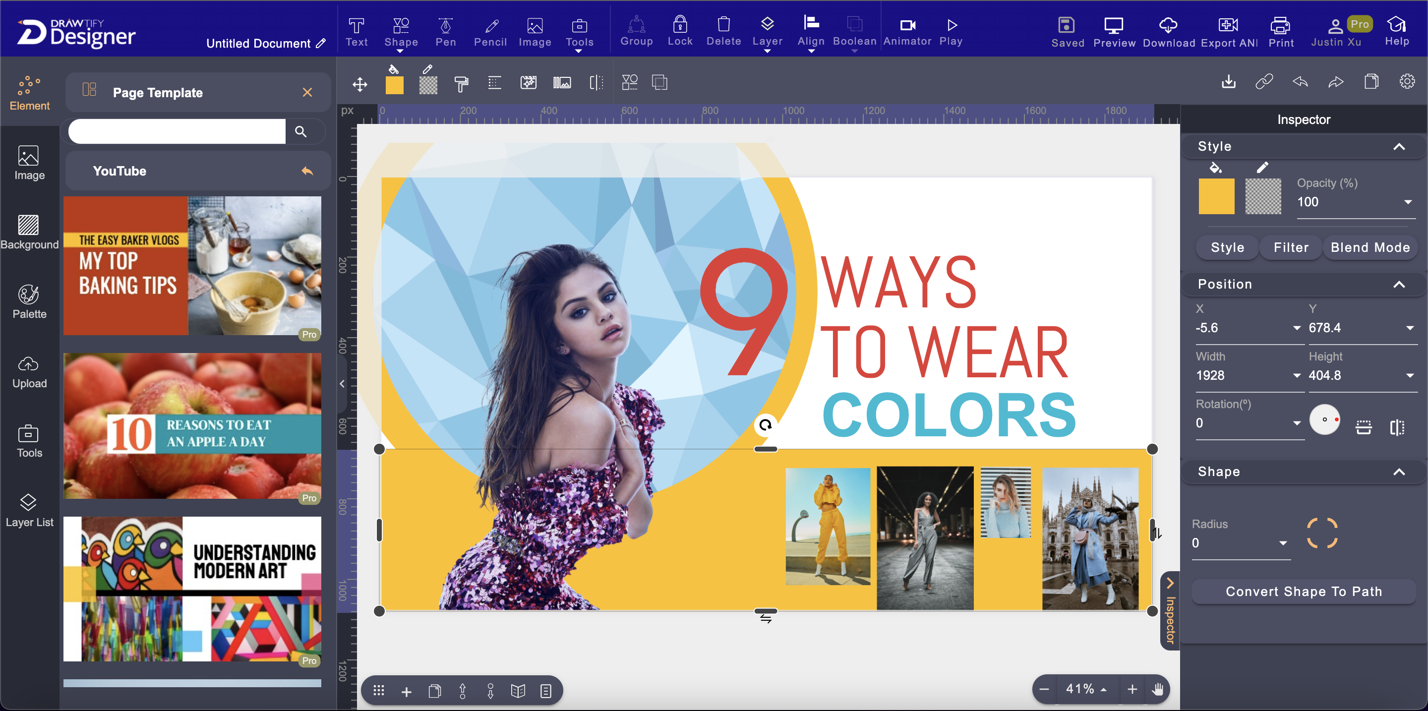 Drawtify Youtube Banner Maker and Youtube Banner Templates