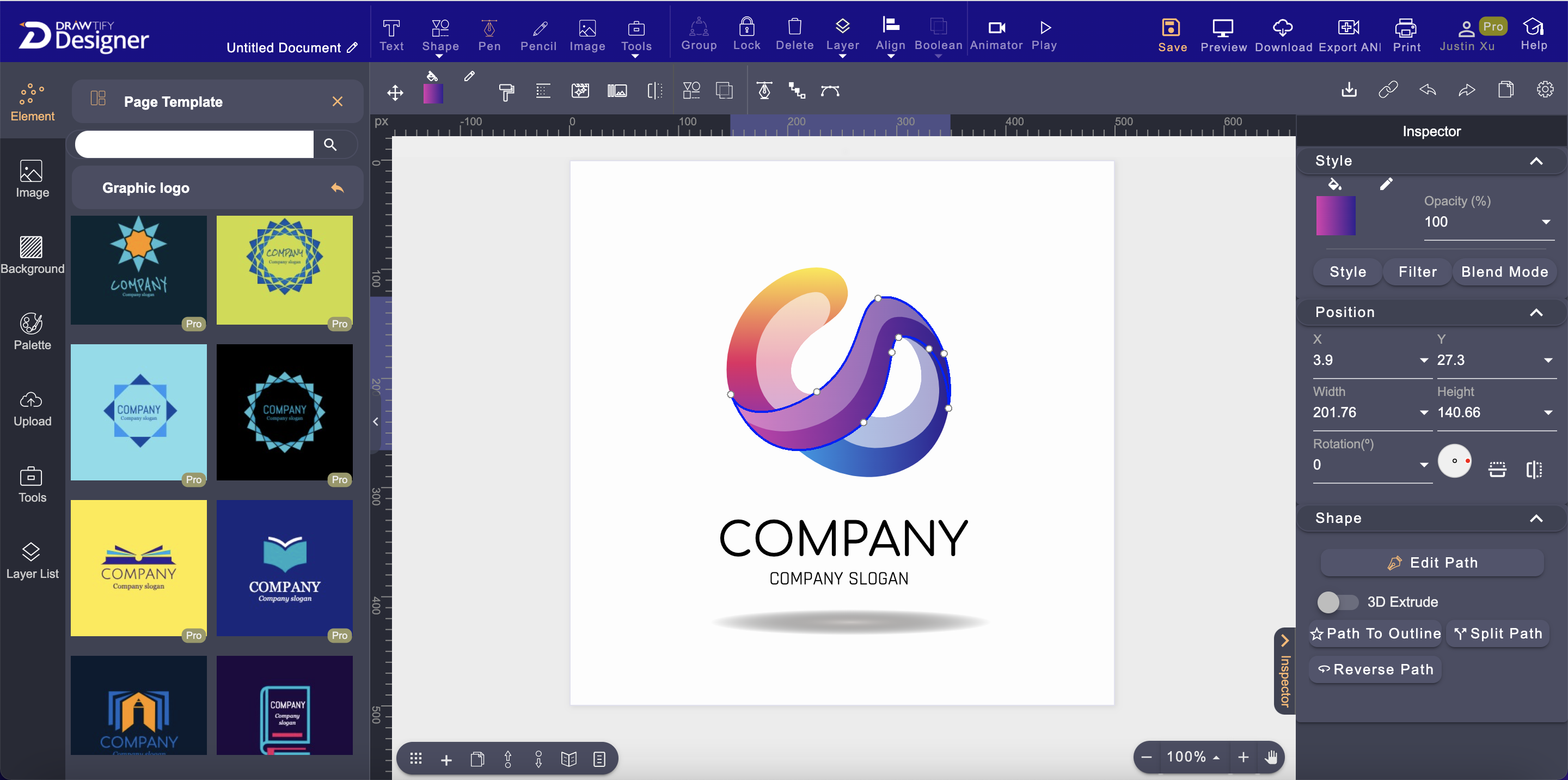 Drawtify Animated Logo Maker and Logo Design Templates