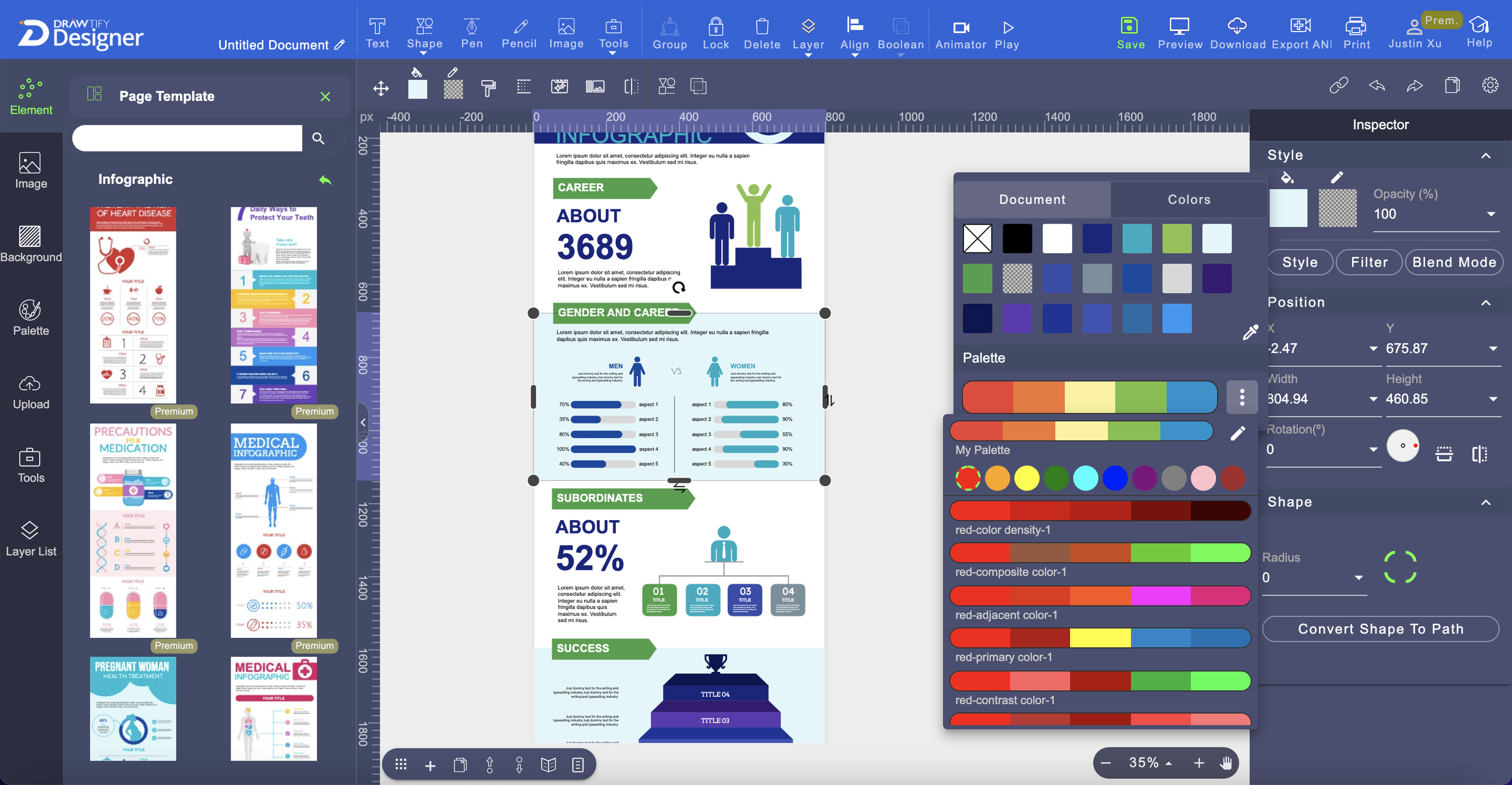 Drawtify Infographic Maker and Infographic Templates