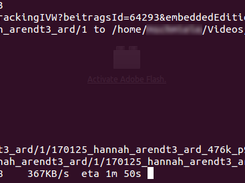 Aufruf im Terminal (über alias)