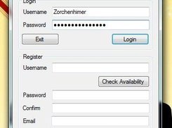 Login/Registration Form