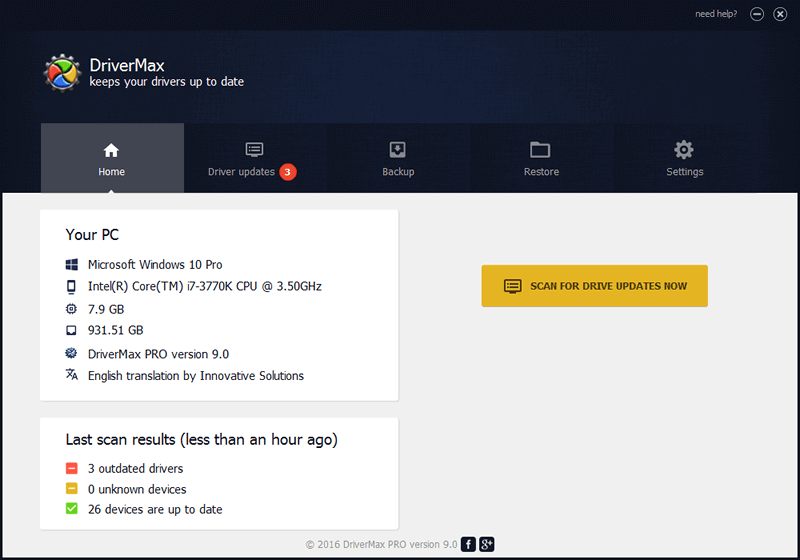 DriverMax Screenshot 1