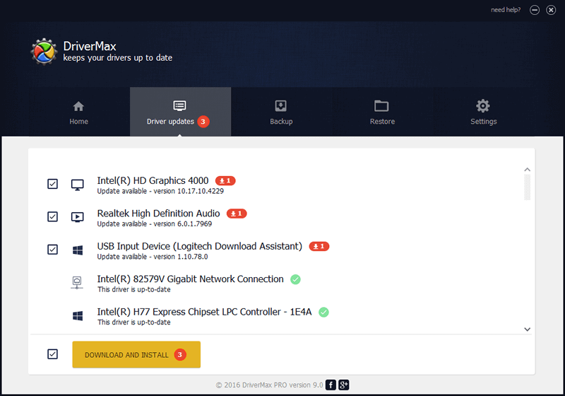 DriverMax Screenshot 1