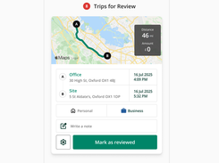 Easily Review Trips and Submit Reports
