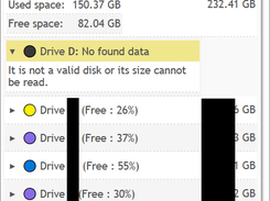 Disk Drives Informations Screenshot 1