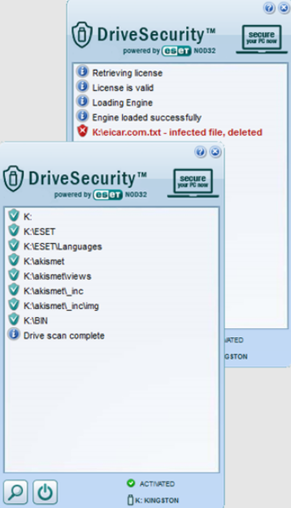 DriveSecurity Screenshot 1