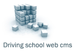 DrivingSchool web CMS Screenshot 1
