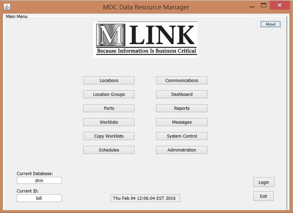 DRM Main Menu