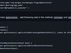 Droid Plugin Screenshot 1