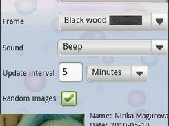 Idle Home Widget Configuration